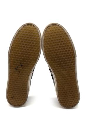 Celine Red and Black Check Slip On Trainers 5