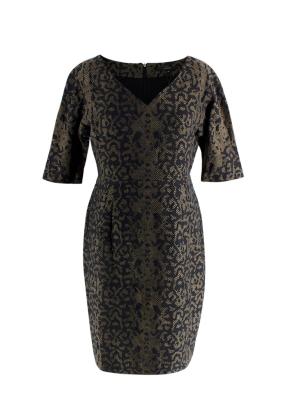 Gucci Animal Print Midi Dress 2