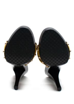 Gucci Mustard Suede Mules with Horsebit Hardware 7