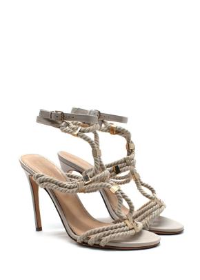 Sergio Rossi Ecru Scarpe Donna Sandal 5