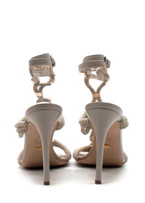 Sergio Rossi Ecru Scarpe Donna Sandal 7