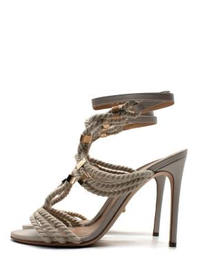 Sergio Rossi Ecru Scarpe Donna Sandal 2