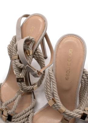 Sergio Rossi Ecru Scarpe Donna Sandal 6