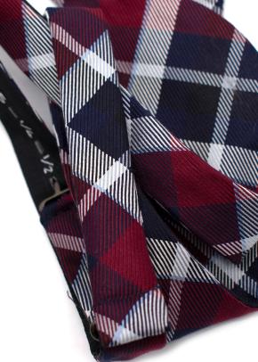 Gieves & Hawkes Tartan Self-Tie Bow Tie 3