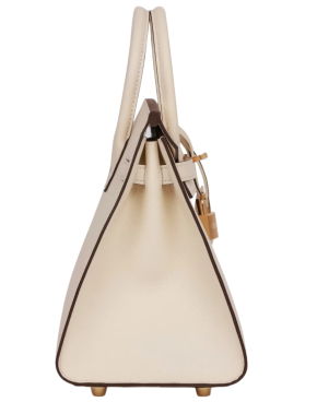 Hermès Epsom Sellier Nata Birkin 25 With Gold Hardware 7
