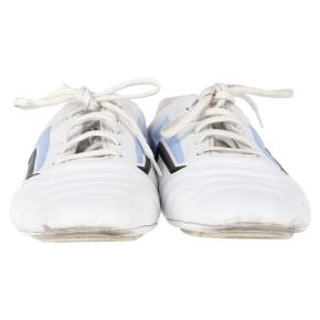Prada White Leather Rev Low-Top Sneakers 2