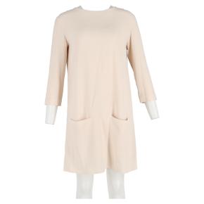 The Row Cream Marina Mini Dress 5