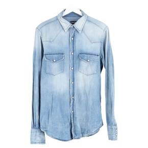 Tom Ford Light Blue Western Denim Shirt 4