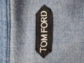Tom Ford Light Blue Western Denim Shirt 6