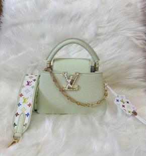 Louis Vuitton Green Taurillon Capucines Mini - Full set, packaging And Reciept 2