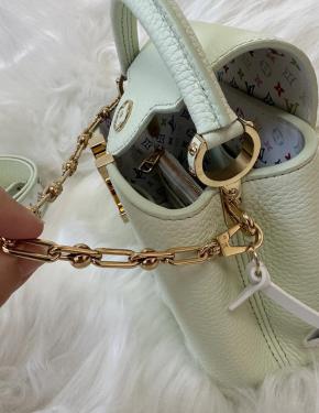 Louis Vuitton Green Taurillon Capucines Mini - Full set, packaging And Reciept 11