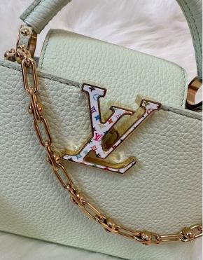Louis Vuitton Green Taurillon Capucines Mini - Full set, packaging And Reciept 6