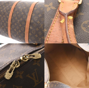 Louis Vuitton Coated Canvas Keepall 60 9
