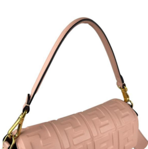 Fendi Dusty Pink Leather Baguette Bag 4