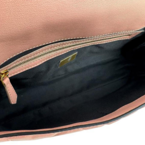 Fendi Dusty Pink Leather Baguette Bag 6