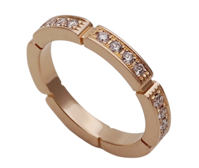 Cartier Rose Gold Maillon Panthère Ring  Size 48 2