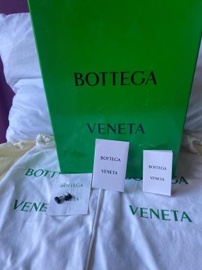 Bottega Veneta Gold Knot Sandals 7