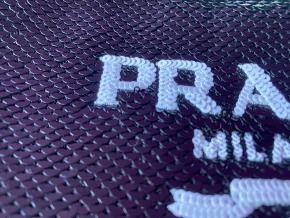 Prada Black Sequin Re-edition 2005 Shoulder Bag 11