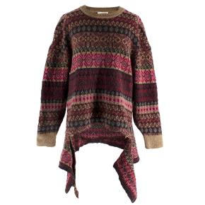 Balenciaga Oversized Geometric Knit jumper 12