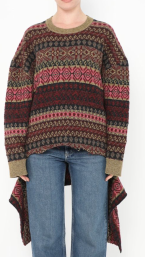 Balenciaga Oversized Geometric Knit jumper 3