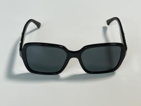 Chanel Black 5408 Square Sunglasses. 4