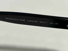 Chanel Black 5408 Square Sunglasses. 6