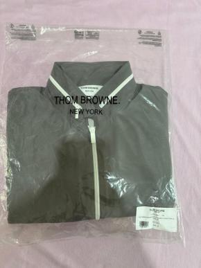 Thom Browne Grey Ripstop Bomber Jacket 7