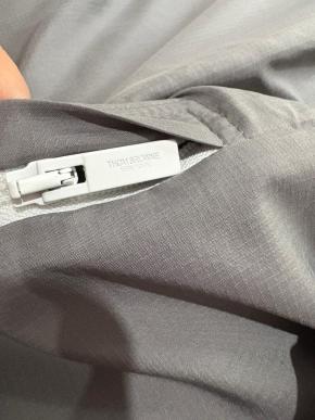 Thom Browne Grey Ripstop Bomber Jacket 8