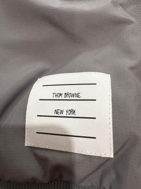 Thom Browne Grey Ripstop Bomber Jacket 10