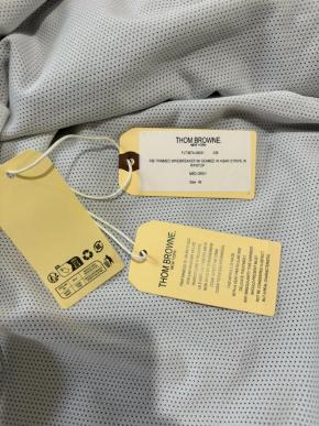 Thom Browne Grey Ripstop Bomber Jacket 5