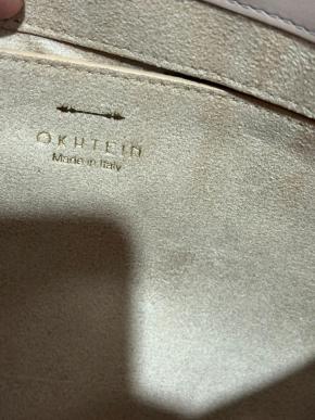 Okhtein Beige Lotus Shoulder Bag 6