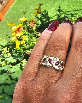 Kutchinsky Enamel, Ruby And Diamond Ring 6