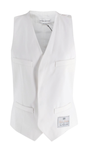 Victoria Beckham White Two Piece Trouser Suit 3