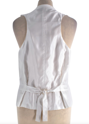 Victoria Beckham White Two Piece Trouser Suit 6