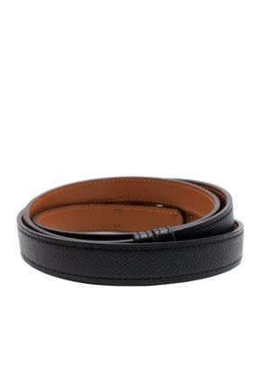 Hermes Adjustable Kelly 18 Belt in Noir Epsom Leather with Gold Hardware 5