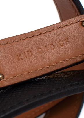 Hermes Adjustable Kelly 18 Belt in Noir Epsom Leather with Gold Hardware 7