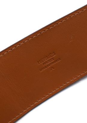 Hermès Medor “Collier de Chien” Belt in Crocodile Leather  Full length 97cms 8