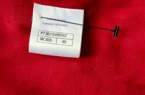 Chanel Runway Red Tweed Jacket 8