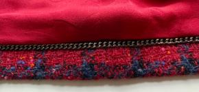 Chanel Runway Red Tweed Jacket 9