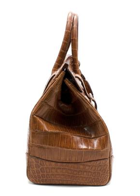 Ralph Lauren Ricky 33 Caiman Crocodile Bag 4