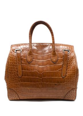 Ralph Lauren Ricky 33 Caiman Crocodile Bag 2