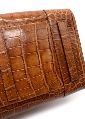 Ralph Lauren Ricky 33 Caiman Crocodile Bag 7