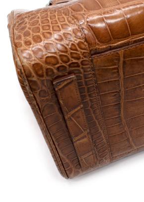 Ralph Lauren Ricky 33 Caiman Crocodile Bag 8