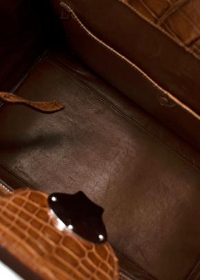 Ralph Lauren Ricky 33 Caiman Crocodile Bag 16