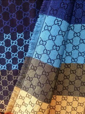 Gucci Metallic Rainbow Jacquard Scarf 3