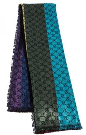 Gucci Metallic Rainbow Jacquard Scarf 4