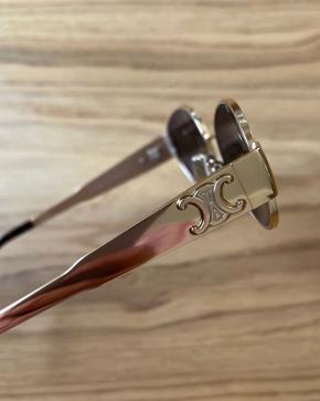 Celine Triomphe Gold Metal 01 sunglasses 7