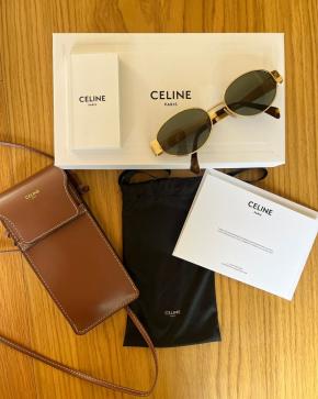 Celine Triomphe Gold Metal 01 sunglasses 6