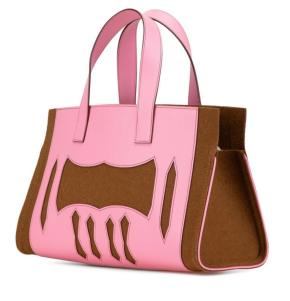 Hermes Petit H Felt and Epsom Bag 6