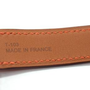 Hermes Small "Heure H" Watch With Orange Strap 7
